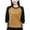 Khaki, variant on Royisotas Long Sleeve Women's Sweatshirts Color Block Fall Fleece Pullover Beige Crewneck Soft Casual No Hood Tops
