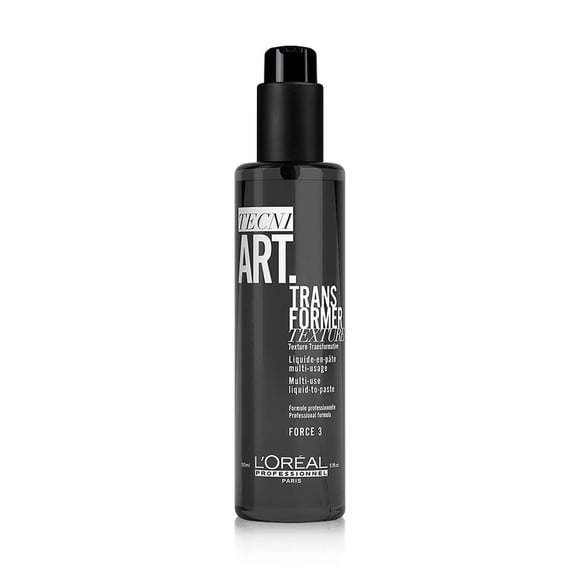 Loreal Professionnel Transformer Lotion | For All Hair Types | Lotion & Paste | Provides Heat Protection | Provides Medium Hold | 5.1 Fl. Oz.
