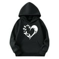 thumbnail image 4 of Kids Hoodies Zip Up Graphic Boys And Girls Casual Long Sleeve Hoodies Cute Oversized Fleece Pocket Sweatshirt Tops, 4 of 4