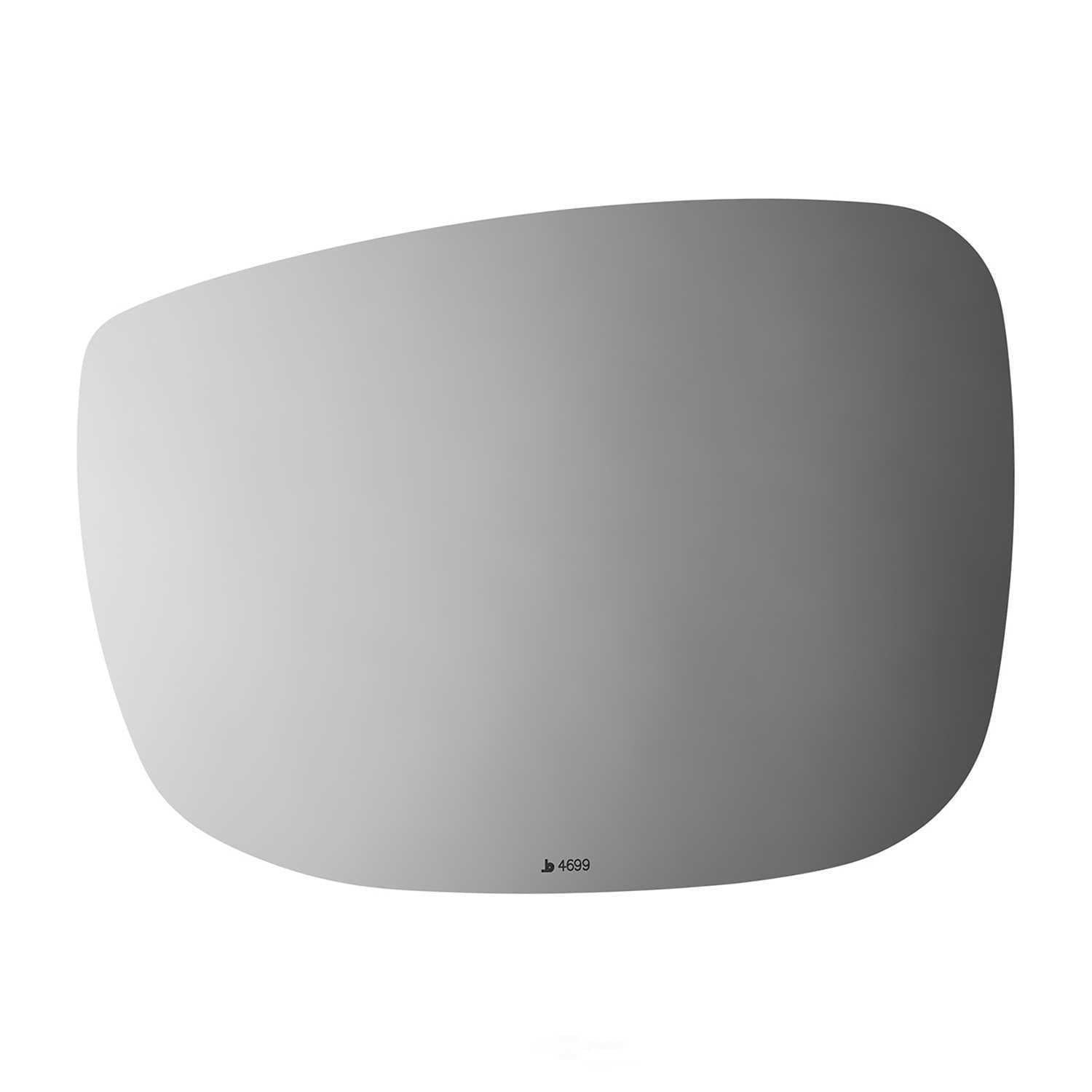 Burco Side View Mirror Replacement Glass - Clear Glass - 4699