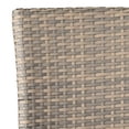 thumbnail image 4 of GDF Studio Haddan Outdoor Wicker Armless Stacking Dining Chairs, Set of 4, Chateau Gray, 4 of 8