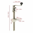 thumbnail image 2 of Modern Silver Commercial Steel Restaurant Food Big Can Opener Manual Table Mounted Heavy Duty for Bars, 2 of 13