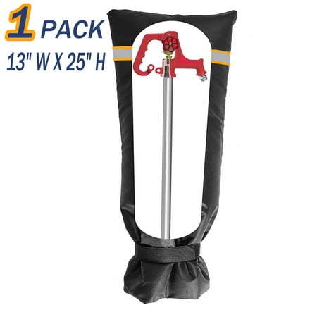 Outdoor Faucet Cover Socks 25”H x 13”W for Winter Freeze Protection, Outdoor Tap Cover, Large Faucet Covers for Outside, Reusable Yard Spigot Cover, Antifreeze Long Water Insulated - 1 Piece