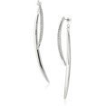 thumbnail image 1 of GUESS Boucles d'Oreilles Pendantes Basiques Courbées Devant/arrière Linéaire, 1 of 2