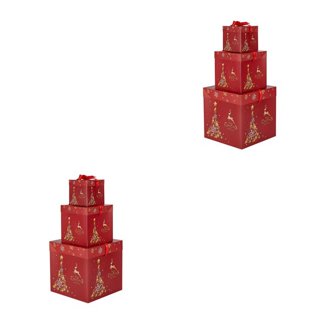 Billuyoard Cajas de regalo de Navidad para niños, 3 uds., cajas de papel para exteriores, organizadores de dulces, regalos de Chocolate, nuevo Type1 NO1