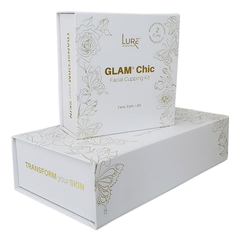 GLAM Facial Cupping Set, Face Eyes Lips - Lure Essentials