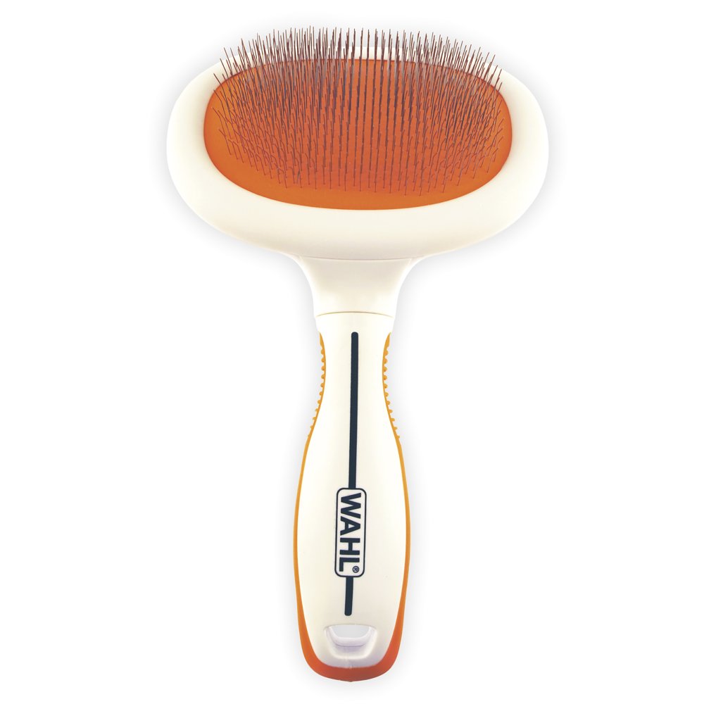 Wahl Large Dog Slicker Brush, Orange/White 858407