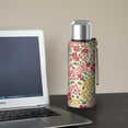 thumbnail image 5 of 20 Oz Pioneer Flower Coffee Tumbler Double Wall Insulated Stainless Steel Water Bottle | Metal Reusable Thermoses Flask with Cup Cap | Leak & Sweat Proof with Anti-Dust Lid, 5 of 7