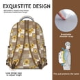 thumbnail image 3 of Sunflower and Butterfly Design School Backpack for Students Durable and Adjustable Strap Backpack with Artistic Yellow Floral Pattern, 3 of 6