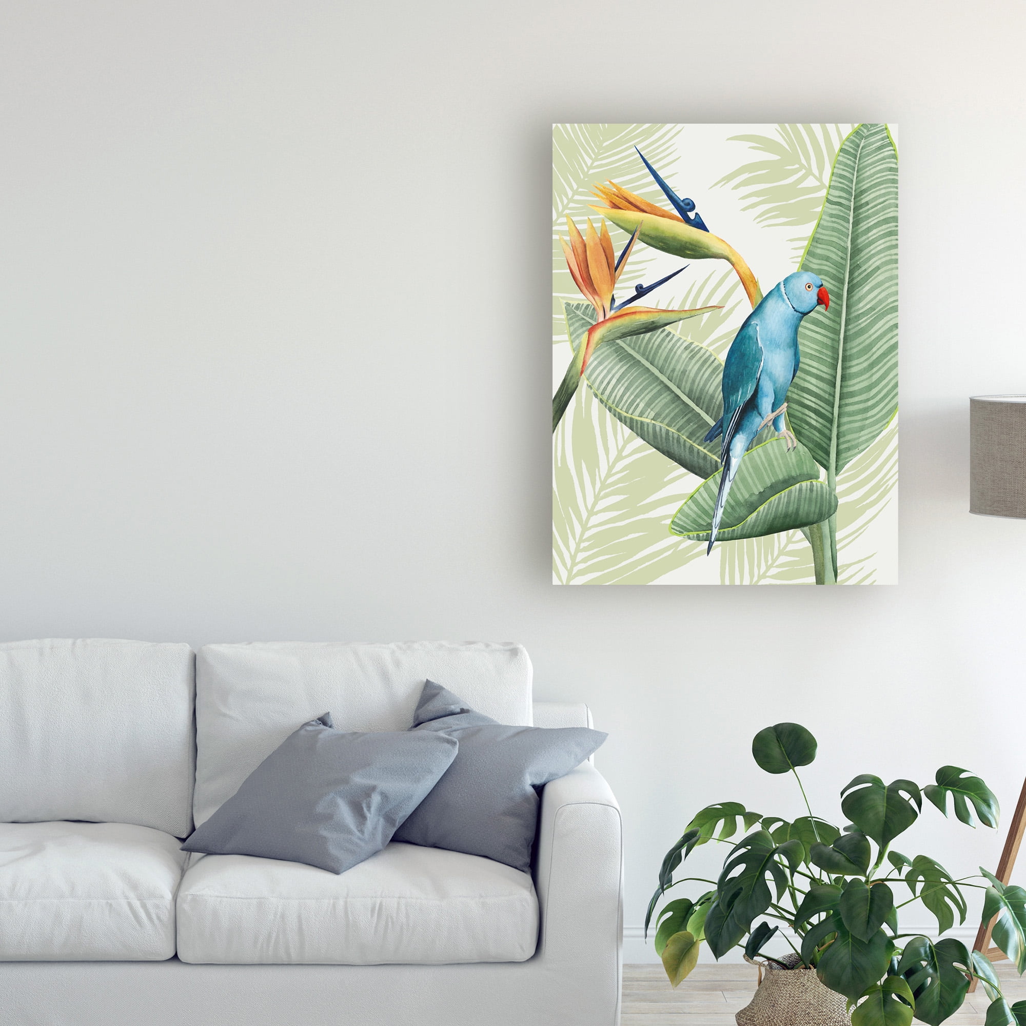 Trademark Fine Art 'Avian Paradise Iii' Canvas Art by Grace Popp