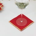 thumbnail image 3 of HLONK 50 Pack | 2 Ply Soft Orange Dinner Party Paper Napkins  Wedding Reception Cocktail Beverage Napkins, 3 of 11