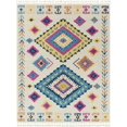 thumbnail image 3 of Mark&Day Area Rugs, 9x12 Termunten Global Jute/Sisal Pink/Blue Area Rug, Cream Blue Orange Carpet for Living Room, Bedroom or Kitchen (9'2" x 12'2"), 3 of 6