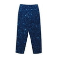 thumbnail image 7 of Fotbe Sparkling Blue Glitter Women's Pajama Pants,Sleepwear Pants,Pj Bottoms Drawstring And Pockets-Large, 7 of 7
