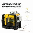 thumbnail image 6 of DEWALT DW089LG 12V Laser Level Self Levelling 12 Line 3 Sides*360 Degree Self-Leveling Horizontal And Vertical Cross Line Tools, 6 of 8