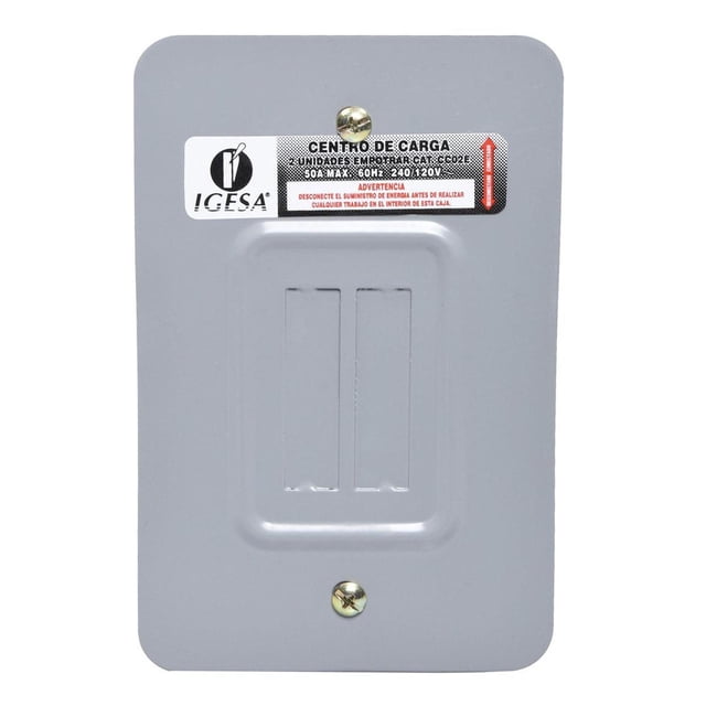 Centro De Carga Igesa 2 Polos 70A Gris 120/240V