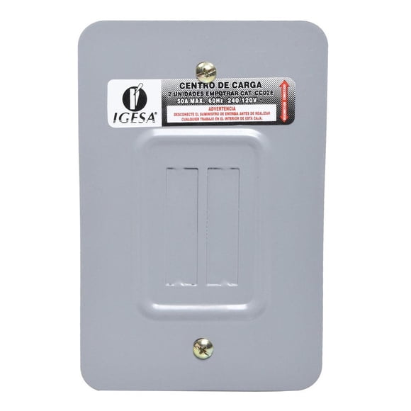 Centro De Carga Igesa 2 Polos 70A Gris 120/240V