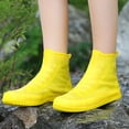 thumbnail image 3 of Fundas para zapatos impermeables, reutilizables, antideslizantes, para exteriores, para senderismo, para adultos y niños, 3 of 5