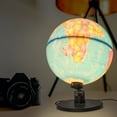 thumbnail image 3 of 25cm LED World Map Globe Night Light Illuminated Lamp Desk Table Decor Kids Gift, 3 of 6