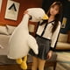 thumbnail image 2 of Juguetes de peluche de ganso enorme para niños y niñas, muñeco de pato grande, suave, almohada para dormir, cojín, regalos de Navidad, 60/100CM, 1 ud., 2 of 4