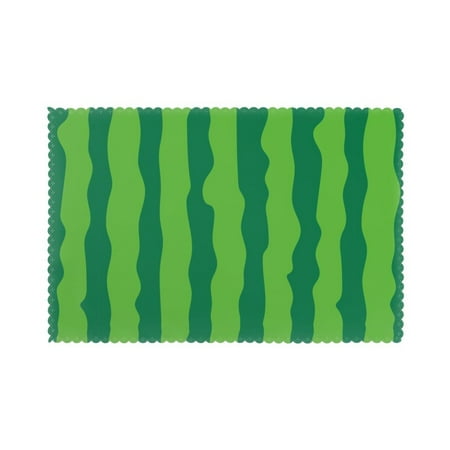 

Home Watermelon Placemats Set Of 6 Washable Wipeable Place Mats Place Mats For Festival Parties Family Dinner (12 X 18inch)