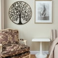 thumbnail image 5 of Metal Wall Art - Tree of Life - Family Tree Metal Wall Decor Home Office Decoration Bedroom Living Room Décor, 5 of 11