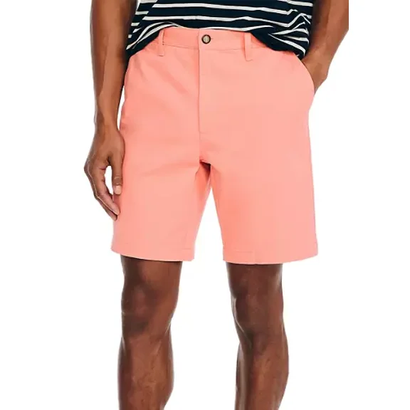 Nautica Men's 8.5-inch Deck Shorts, PaleCoral, 40
