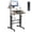 Grey, variant on Rolling Stand Up Desk Adjustable Height - Portable Standing Desk with Wheels & Charging Station, Mobile Laptop Desk Small Standing Desk Drawing Table, Grey