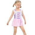 thumbnail image 4 of Maillot Tankini 2 Pcs pour Tout-Petites Filles Raiponce Princesse, 4 of 6