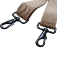thumbnail image 2 of Khaki Suspenders For Men 1 1/2" Wide X Back Adjustable Work Brack with 4 Heavy Duty Swivel Hooks, 2 of 6