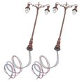 thumbnail image 3 of Miniature Yard Light Models for Sand Table Scene Layout Decoration 2pcs Small Stainless Steel, 3 of 5