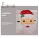 thumbnail image 5 of 3pcs Creative Santa Claus Máscara Navidad Fiesta Máscaras Festival Fiesta Máscara, 5 of 8