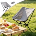 thumbnail image 3 of Folding Camping Chair Portable Outdoor Lawn Seat with Carry Storage Bag, Lightweight Foldable Chair for Picnic Hiking Beach Fishing Travel Backyard Patio Outdoor Relaxing, 3 of 7