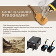thumbnail image 4 of Amdohai 100W Multifunctional Digital Display Electric Gourd Wooden Pyrography Machine with 20pcs Heating Pen Heads, 4 of 8