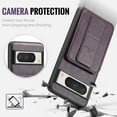 thumbnail image 3 of for Google Pixel 8 Wallet Case with RFID Blocking Credit Card Holder,PU Leather Folio Flip Kickstand Handle Wrist Strap Shockproof Cover Women Men for Google Pixel 8 Phone Case,Purple, 3 of 9