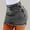 Grey, variant on BOOMILK Skirts For Women Fashion Summer Short Jeans Denim Female Pockets Wash Denim Mini Skirts