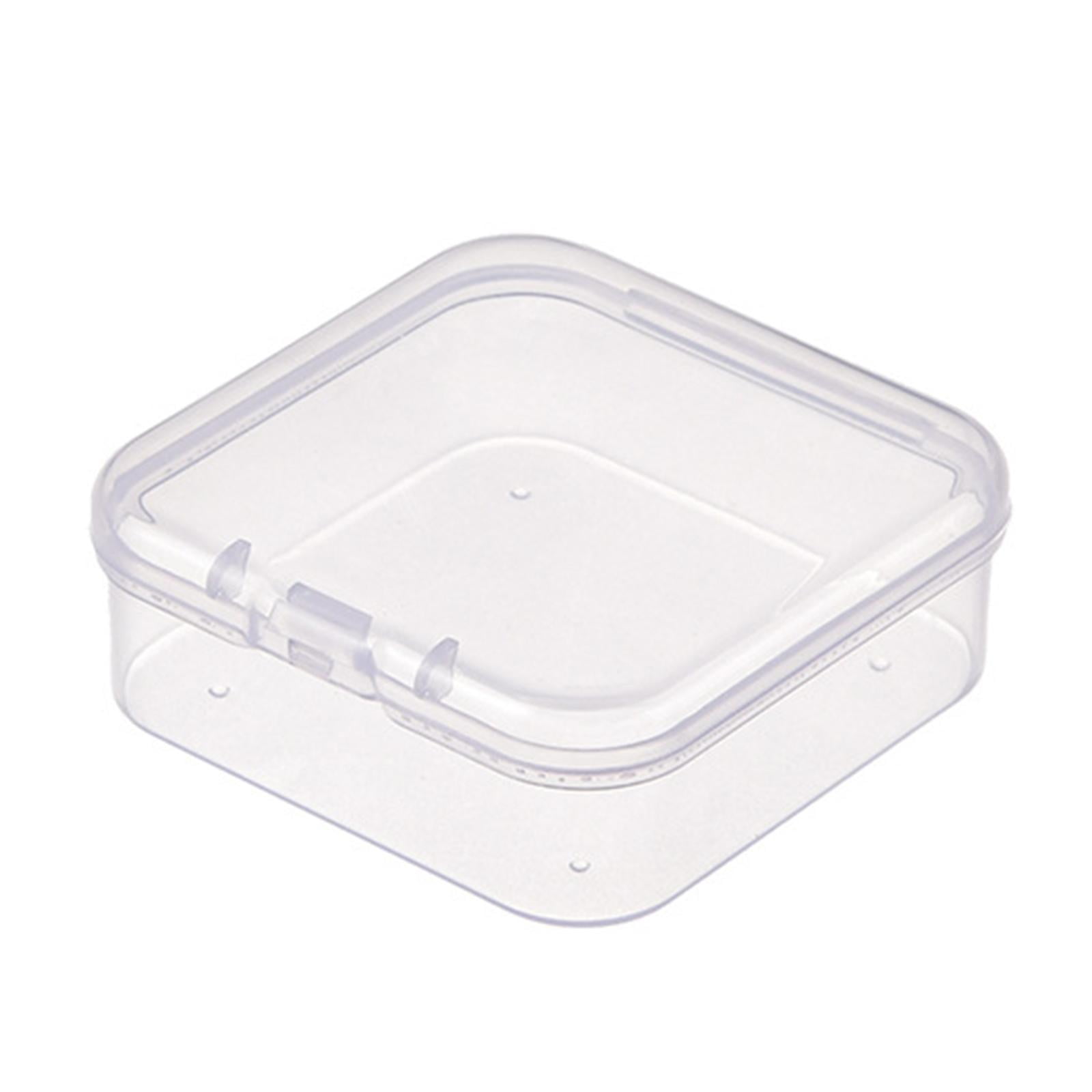 FVDPWYE 24x Bead Box Clear Craft Storage Container for Jewelry Small Items Ear Parts