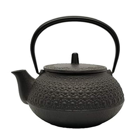 

Rock casting Iwachu Iron kettle combined teapot type 5 New turtle shell black baking 0.65L No enamel Direct fire possible Nanbu Tekki 12804