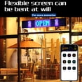 thumbnail image 4 of Mistaha Smart Bluetooth Car LED Flexible Display Screen with Customizable Images and Remote Control - Full Color Soft Screen IP65 Waterproof, Bendable, APP Controlled, 16*96 (120*595mm), 4 of 6