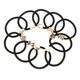 thumbnail image 1 of Accesorio para el cabello, 10 piezas, banda de goma para el cabello para mujeres y niñas, junta tórica de goma, artesanía superior, 1 of 8