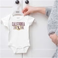 thumbnail image 5 of Preppy Varsity California State Map Romper Boys or Girls Infant Baby Brisco Brands 6M, 5 of 6