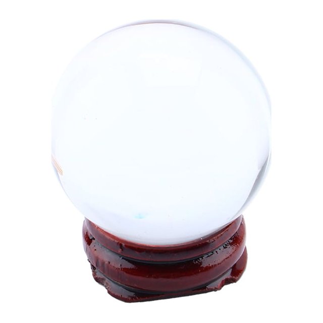 Boule de Cristal, Quartz Naturel Rare Asiatique Boule de Cristal Décorative Transparente avec Support Base Meilleure de Sa Catégorie