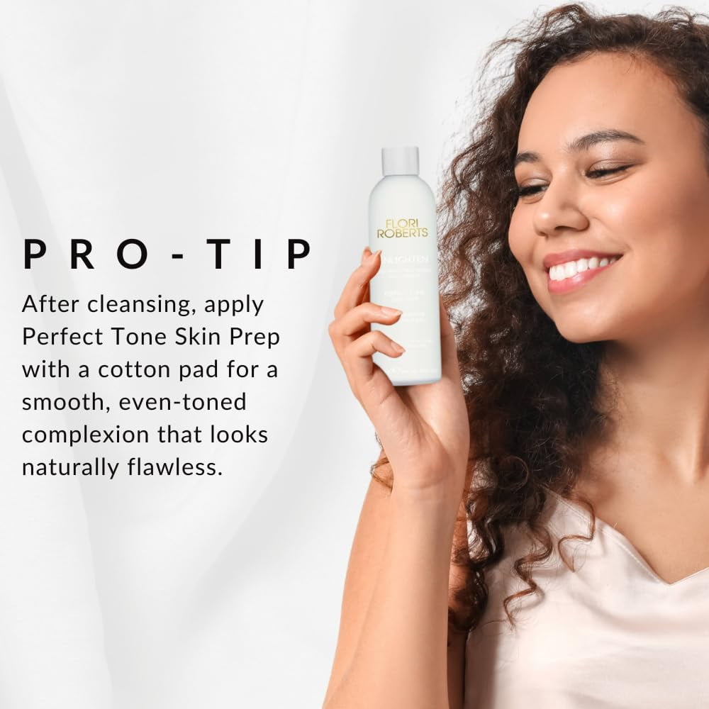 Flori Roberts Perfect Tone Skin Prep - Hydrating Face Toner - Perfect Deep Cleansing Skin 8fl oz.