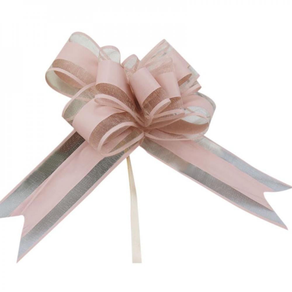 Red WILLBOND 36 Piece 6 Inch Ribbon Pull Bows Wedding Florist Pullbows for Christmas Wedding Party Birthday Car Holiday Presents Bags Baskets Bottles Decorations