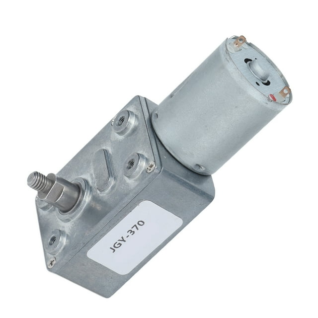 Moteur à Engrenages à Vis Sans Fin DC12V à Verrouillage Automatique Moteurs de Réduction de Vitesse Réversibles avec Arbre de 8 Mm