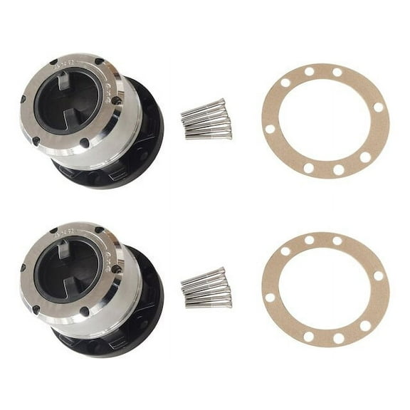 Front Locking Hub Kit - Compatible with 1986 - 1995 Toyota Pickup 4WD 1987 1988 1989 1990 1991 1992 1993 1994