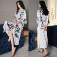thumbnail image 1 of Camisón de mujer de primavera y verano de satén de seda fina de hielo de estilo nacional atmosférico de lujo con cordones, ropa de casa 2669, 1 of 6