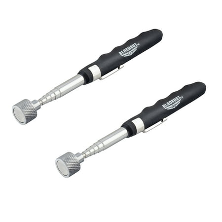 

Blackout XP Heavy Duty Telescoping Flexible Magnetic Pickup Tool with no-slip grip handle and pocket clip up to 16 lbs 2Pack
