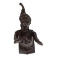 thumbnail image 2 of Cast Iron Rustic Nautical Siren Mermaid With Curling Tail Door Stopper Doorstop, 2 of 9