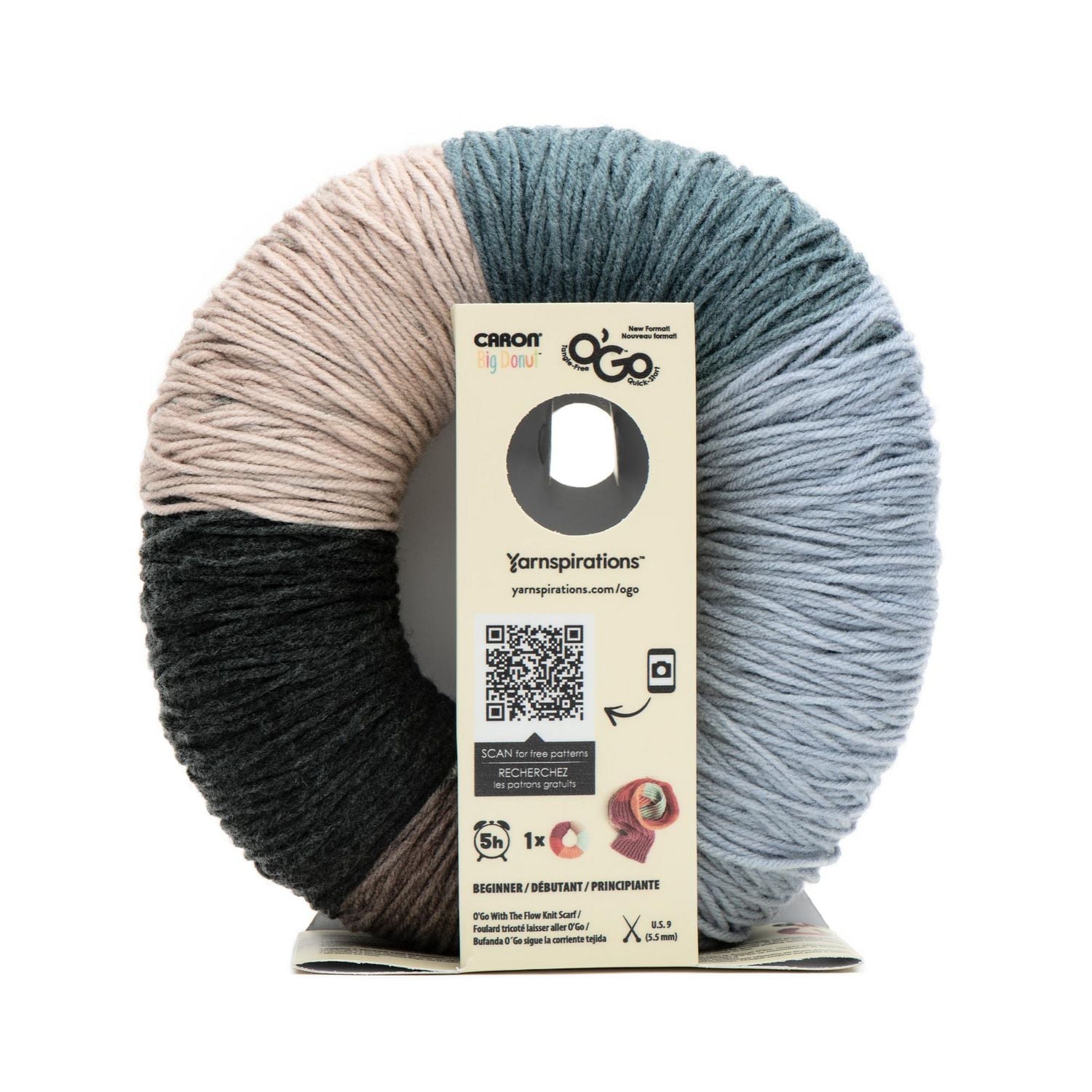 Caron® Big Donut O'Go™ #4 Worsted (Medium) Acrylic Yarn