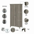 thumbnail image 4 of Bush Furniture Salinas Tall Storage Cabinet with Doors, Pure White, 4 of 9